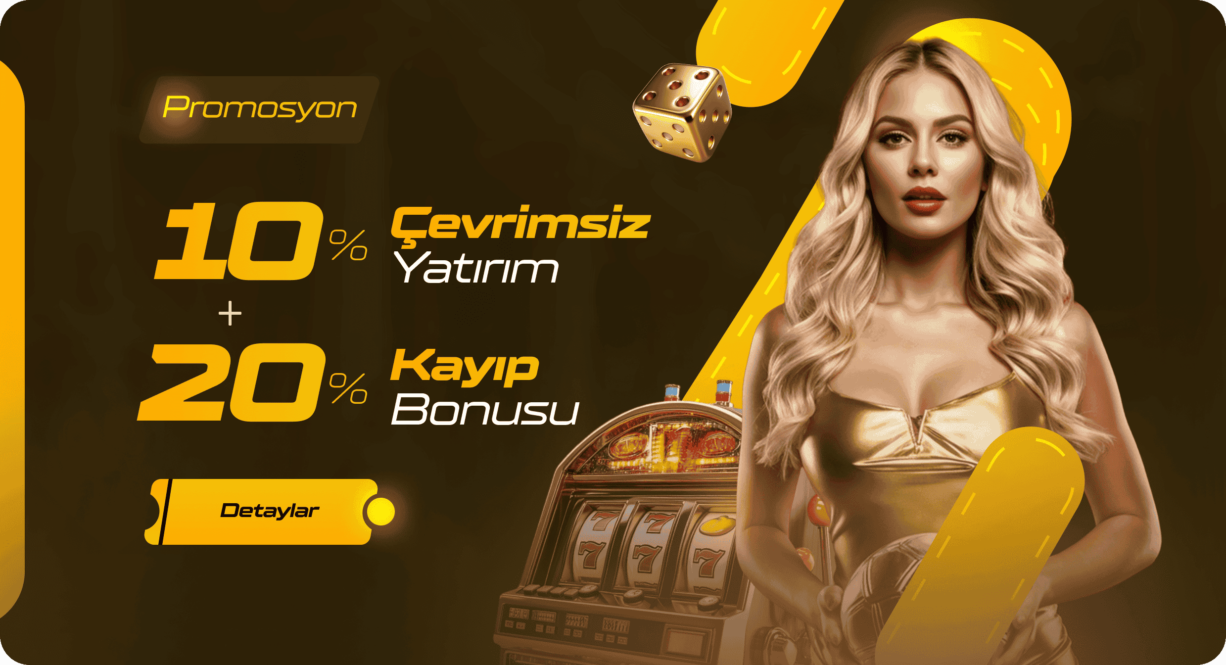 %10 Çevrimsiz Yatırım Bonusu + %20 Kayıp Bonusu